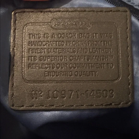 Coach Black Leather Hobo Bag J0971-14509 - Picture 12 of 13